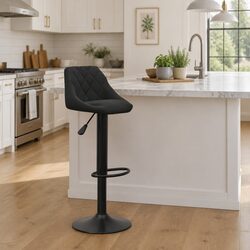 Your New Favorite Black Velvet Bar Stool Awaits