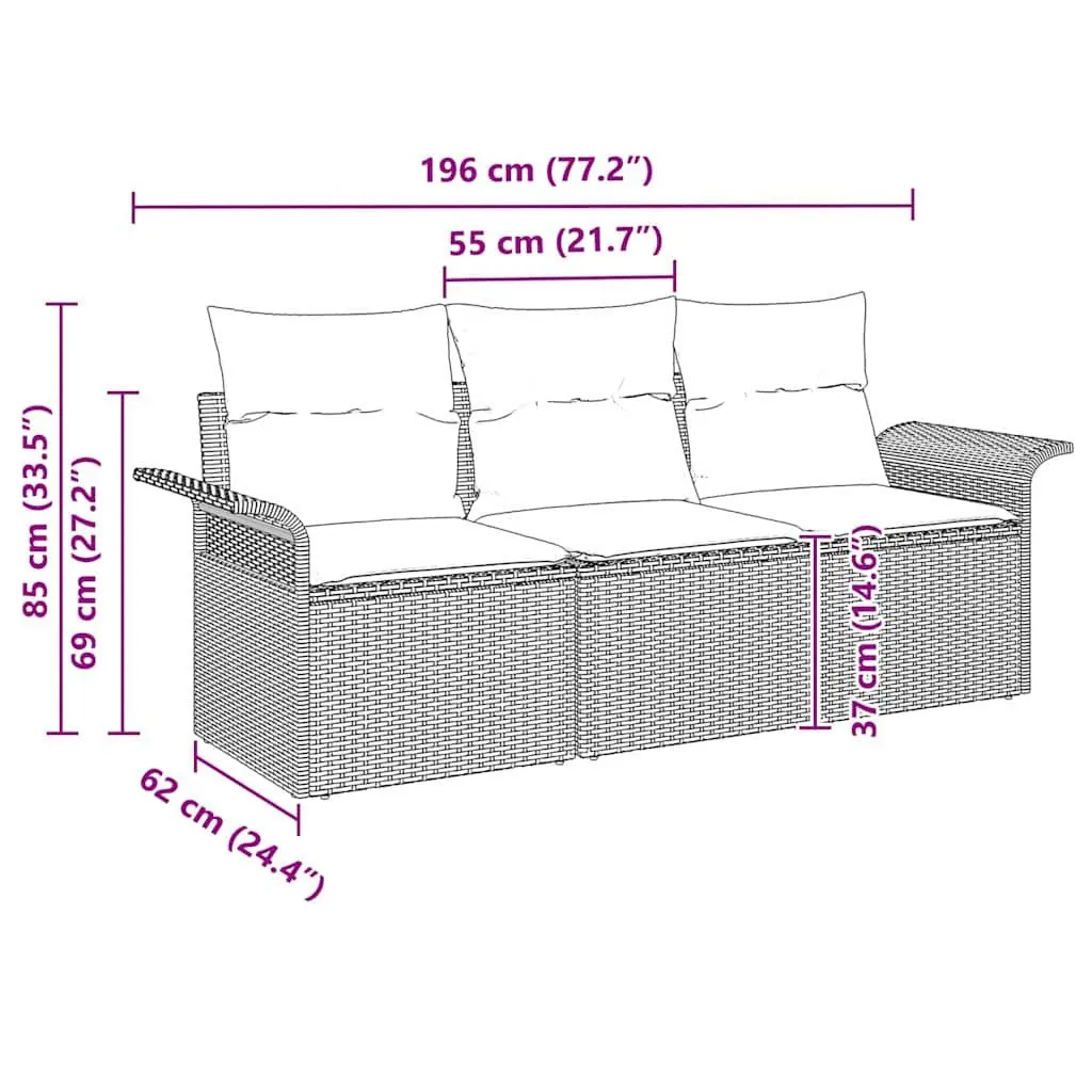 Garden Sofa Set for Outdoor Relaxation