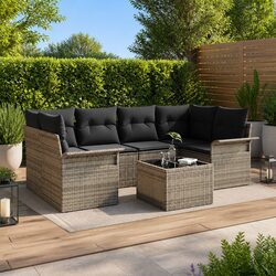 You’ll Love This 7-Piece Modular Garden Sofa Set