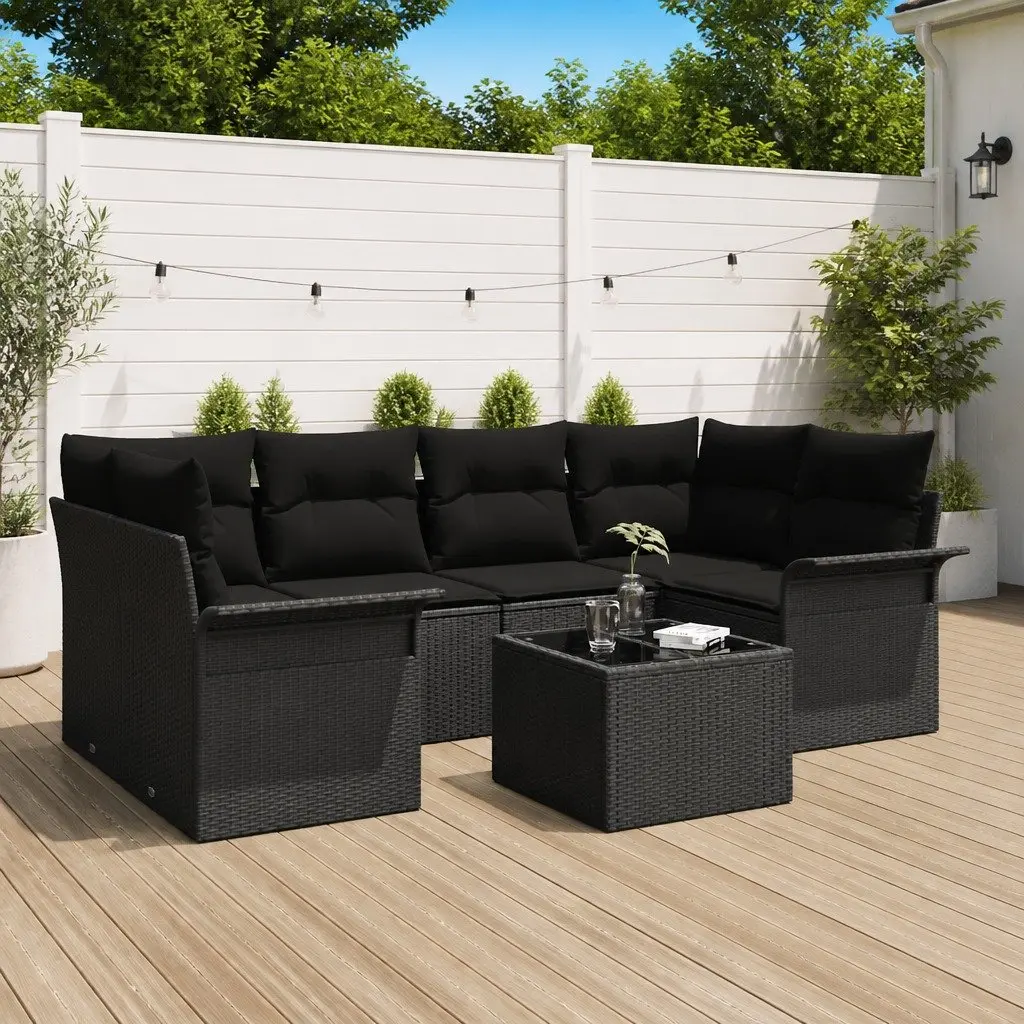 7 Piece Garden Sofa Set for Outdoor Fun