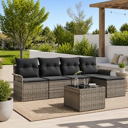 Enjoy Your Outdoors with Our 6 Piece Modular Sofa Set