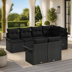 Friendly 7 Piece Garden Sofa Set with Cushions for You