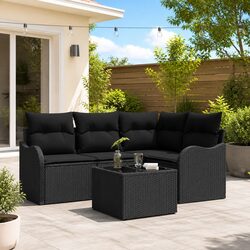 Your Perfect Outdoor Sofa Set: 5-Piece Modular Comfort