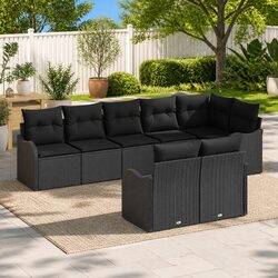 Friendly 8-Piece Garden Sofa Set for Your Outdoor Life