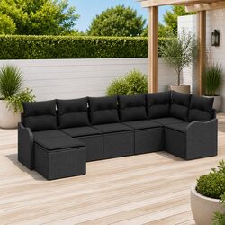 Create Your Outdoor Oasis with a Modular 7-Piece Sofa Set