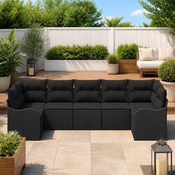 Your Perfect Outdoor Companion: 7-Piece Garden Sofa Set