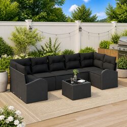 Enhance Your Outdoor Living with This 8-Piece Sofa Set