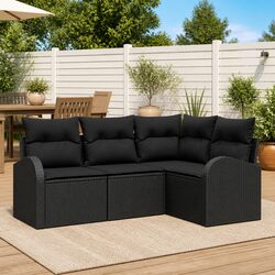 Create Your Cozy Outdoor Area with 4-Piece Sofa Set