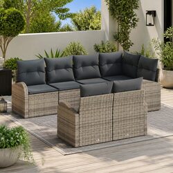 Your 7-Piece Grey Garden Sofa Set Awaits