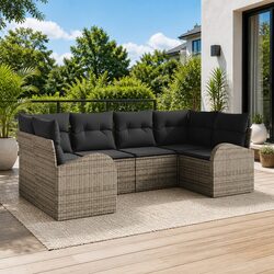 Your New 6-Piece Garden Sofa Set Awaits You