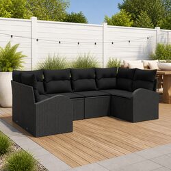 Your Cozy 6-Piece Garden Sofa Set for Outdoor Spaces