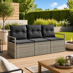 Friendly Grey Outdoor Sofa Set for Your Patio
