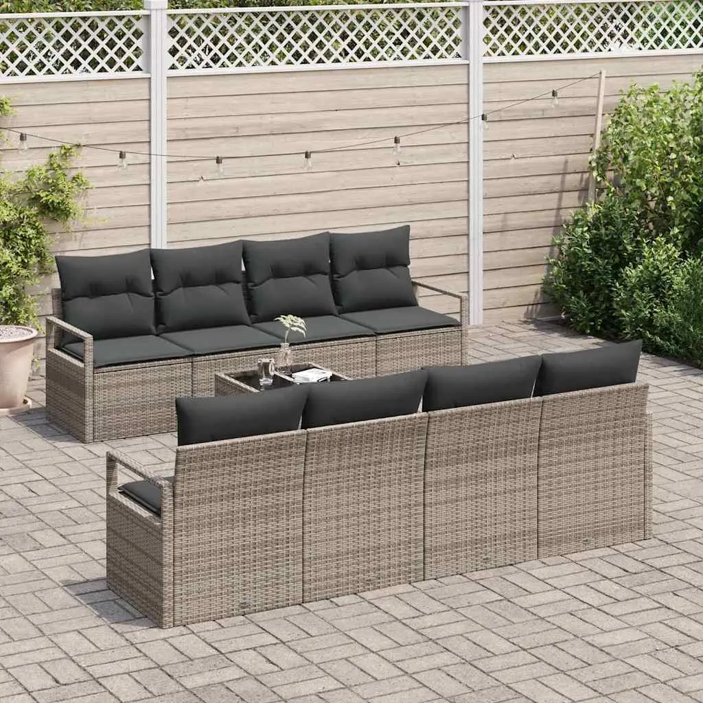9-Piece Modular Sofa Set for Outdoors