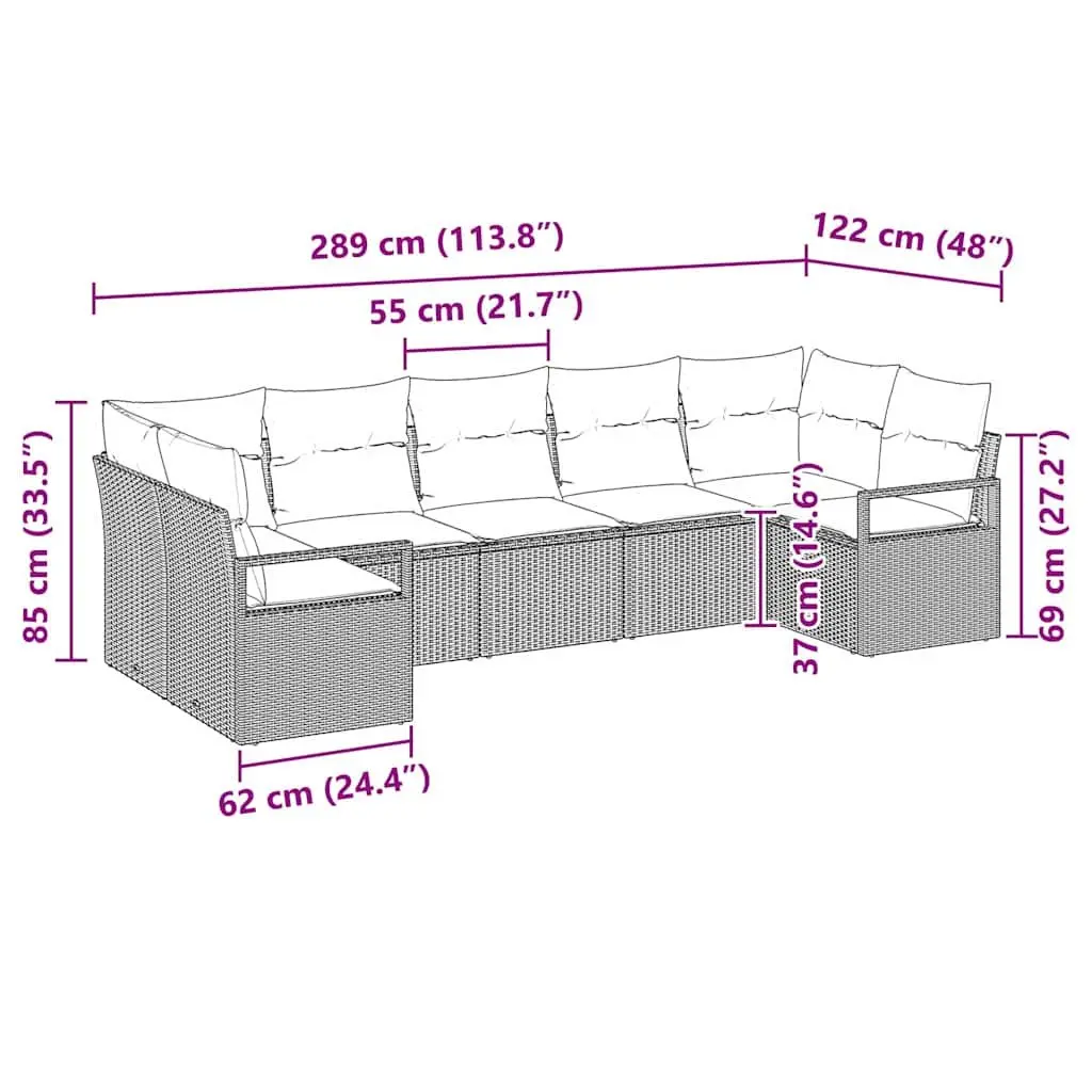 7-Piece Outdoor Sofa Set