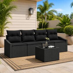 Your New Favorite 5-Piece Outdoor Sofa Set Awaits