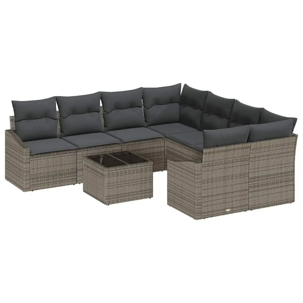 9-Piece Outdoor Sofa Set for Relaxation