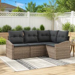 Comfortable and Stylish Outdoor Sofa Set - 4 Pieces
