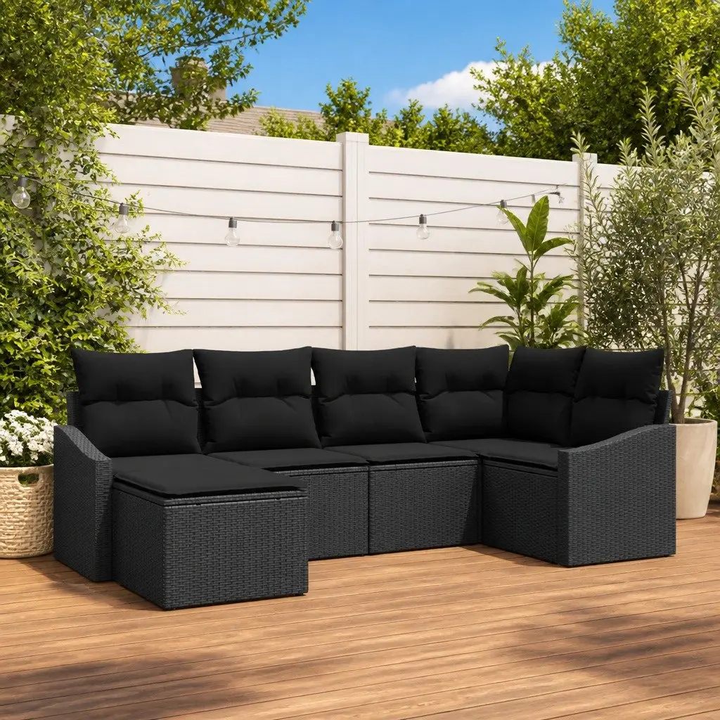 6-Seater Outdoor Sofa Set with Storage