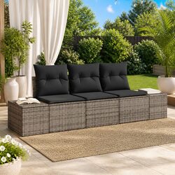 Your New Favorite Outdoor Sofa Set: 3-Piece Grey Modular