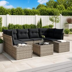 Your Perfect 8 Piece Modular Rattan Sofa Set Awaits