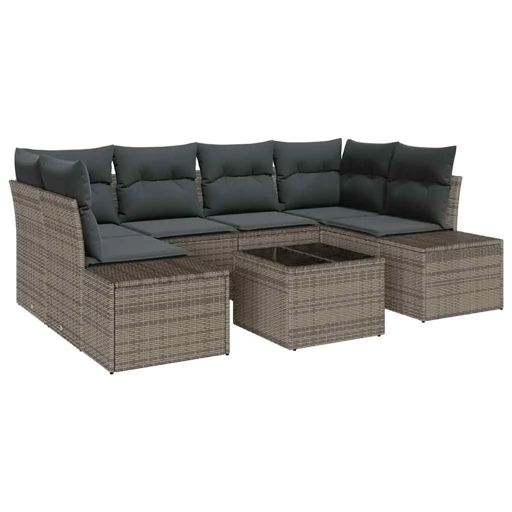 8 Piece Modular Rattan Sofa Set