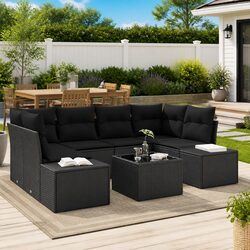 Create Your Outdoor Retreat with an 8-Piece Sofa Set
