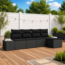 Friendly 5-Piece Rattan Sofa Set for Your Garden