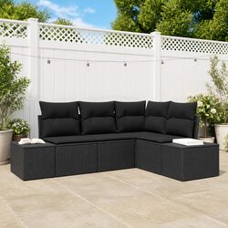 Friendly 4-Piece Modular Garden Sofa Set for You