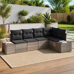 Create Your Outdoor Oasis with This 5 Piece Sofa Set