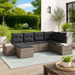 Make Your Outdoor Space Cozy with 6-Piece Sofa Set