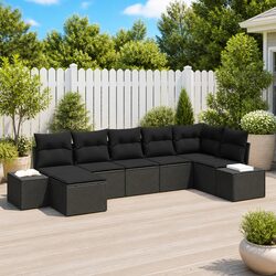 Your Outdoor Oasis with a 7-Piece Modular Sofa Set