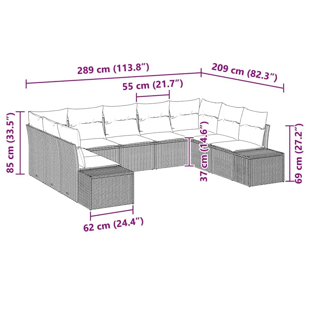 Outdoor Lounge Sofa Set