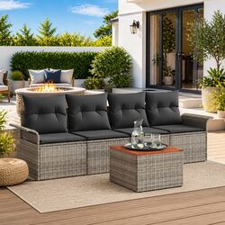 Your Comfortable 5 Piece Outdoor Garden Sofa Set