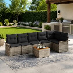 Your Ideal 7-Piece Modular Garden Sofa Set Awaits