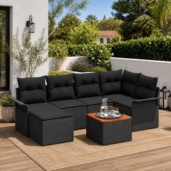 Discover Your Ideal 7-Piece Modular Garden Sofa Set