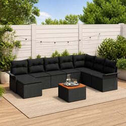 Enjoy Your Outdoors with Our 9 Pcs Garden Sofa Set