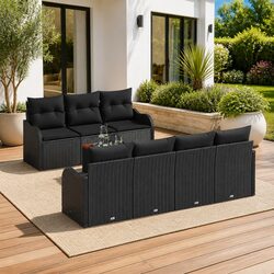 Create Your Perfect Outdoor Space with 8-Piece Sofa Set