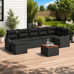 8-Piece Modular Garden Sofa Set: Comfort Meets Style