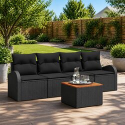 Friendly 5 Piece Garden Sofa Set: Stylish and Practical