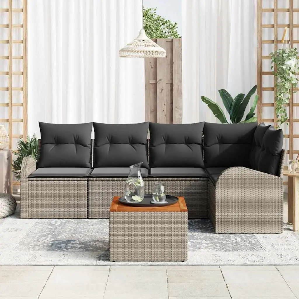6-Piece Modular Garden Sofa Set