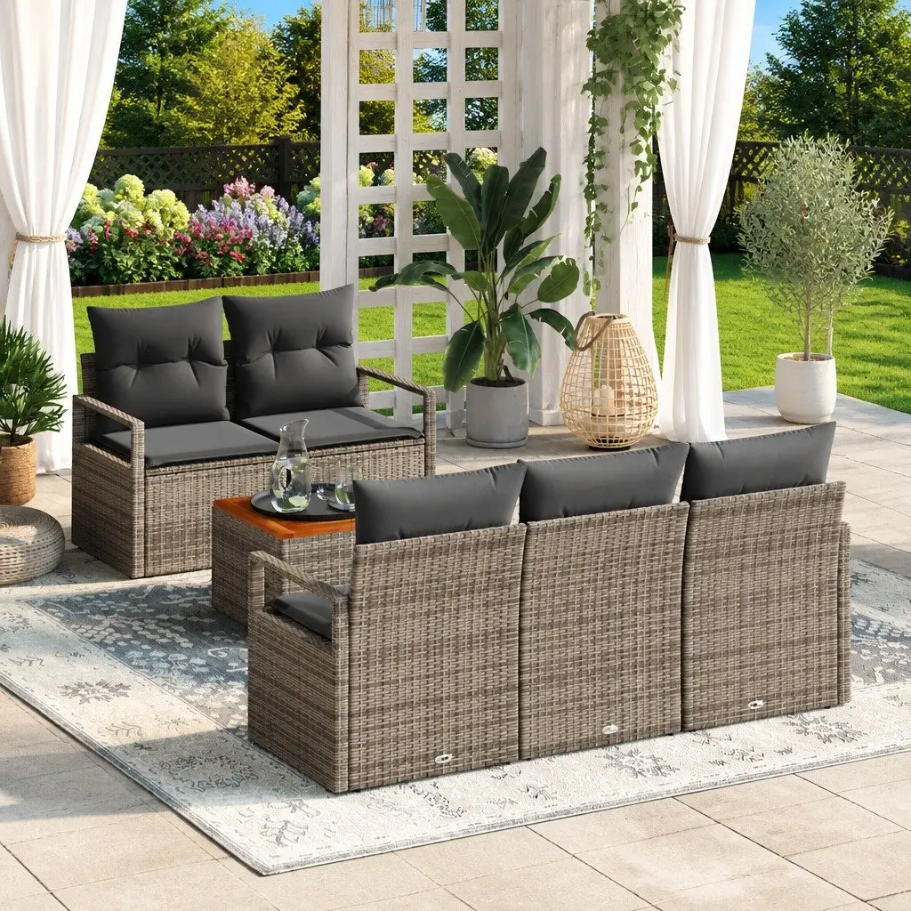 6-Piece Garden Sofa Set