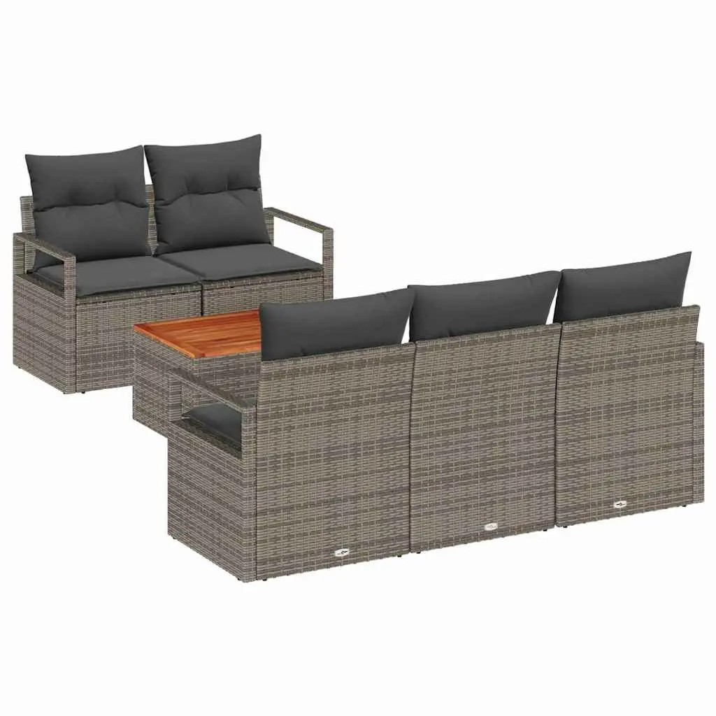 6-Piece Garden Sofa Set