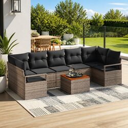 Your New Favorite 8-Piece Outdoor Sofa Set Awaits