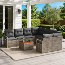 Your Perfect 9-Piece Outdoor Sofa Set Awaits
