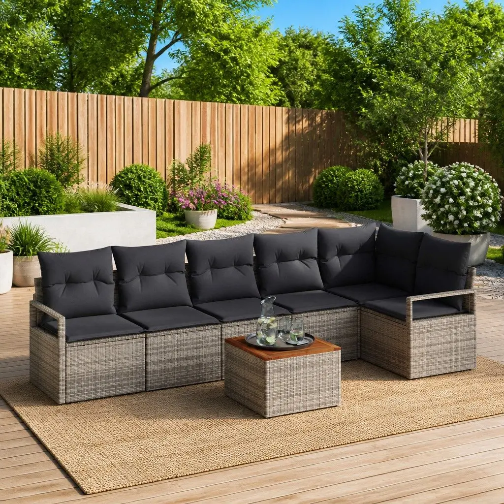 7-Piece Garden Sofa Set for Outdoor Fun