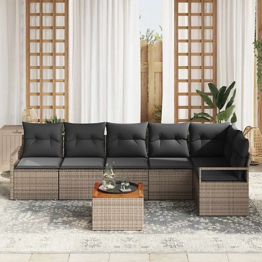 7-Piece Garden Sofa Set for Outdoor Fun
