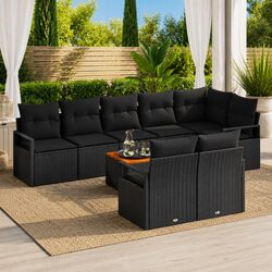 Friendly 9-Piece Garden Sofa Set for Your Patio