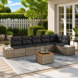Your Outdoor Oasis: 7 Piece Garden Sofa Set
