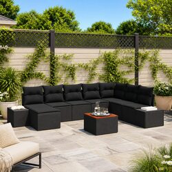 Your Ideal 9-Piece Garden Sofa Set Awaits You