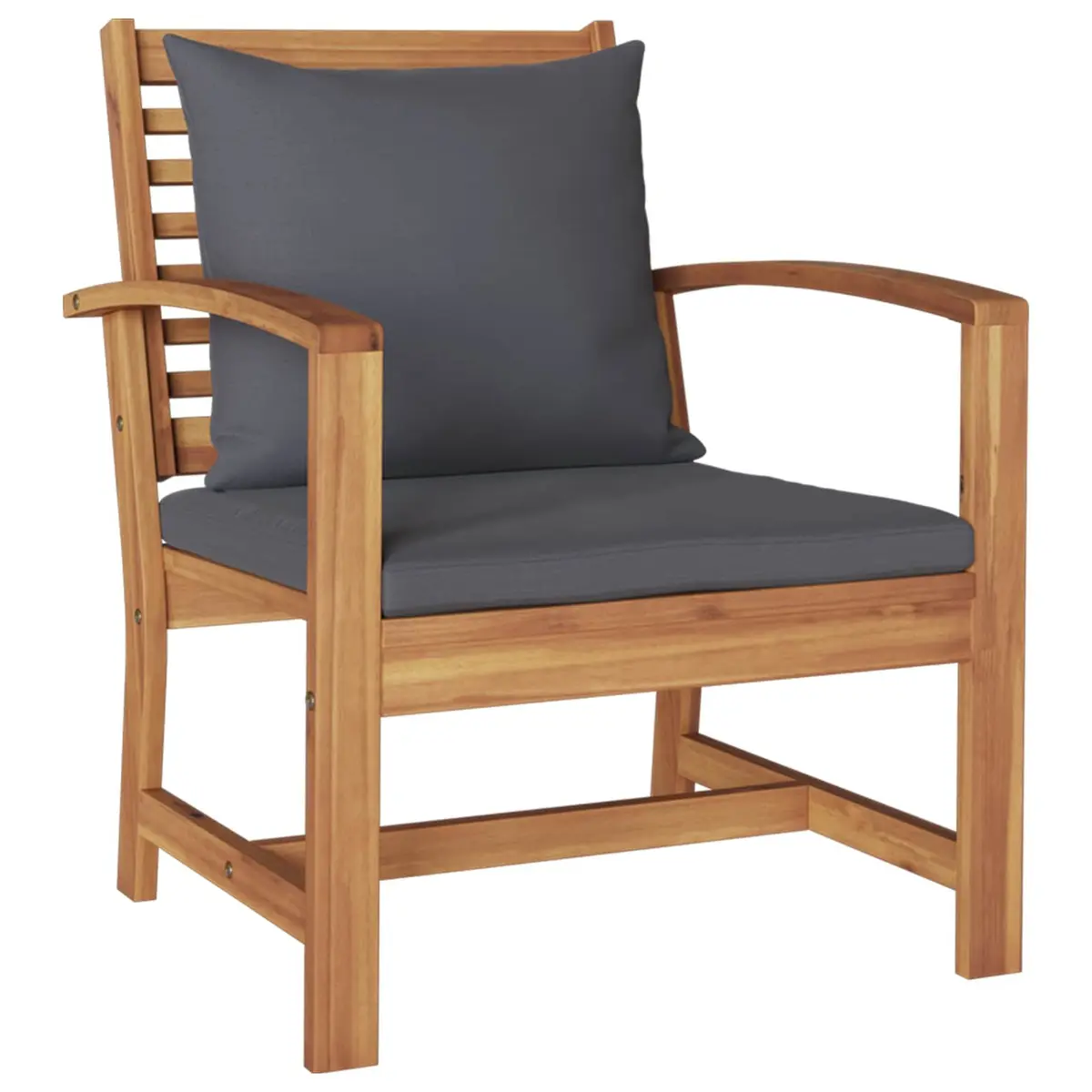 Garden Sofa Set Contemporary 4 Piece Outdoor Seating Brown